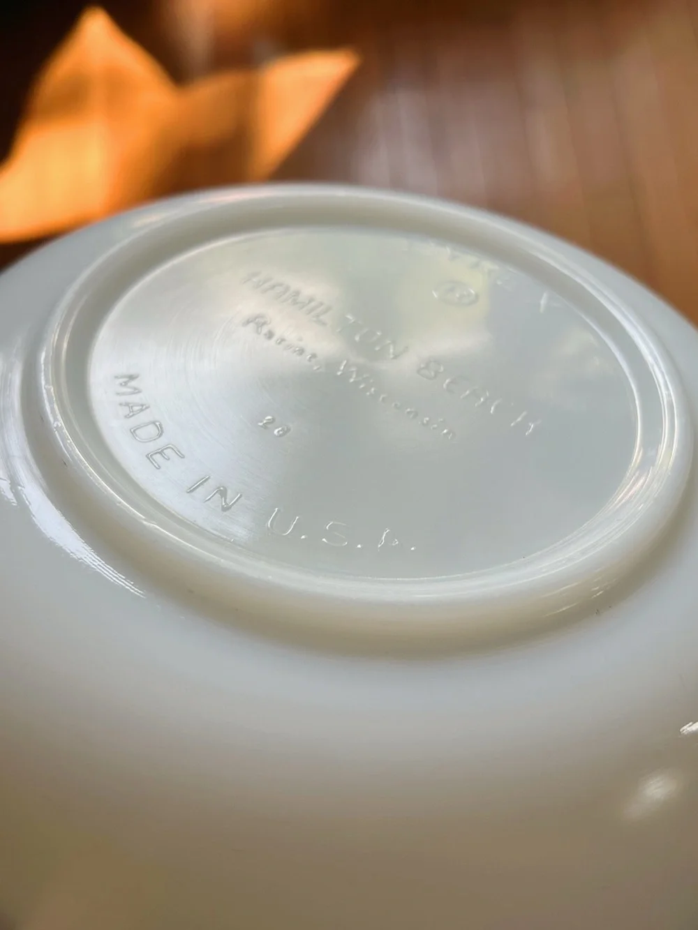 Vintage Pyrex Hamilton Beach Mixing Bowl